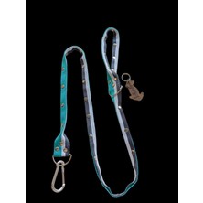 Balkonda Köpek gezdirme tasması orta ırk renkli kolon kayış uzunluk:120cm genişlik:2cm dog leash B3-10