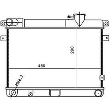MGA Su Radyatoru Mekanık  Fıat M131  2 Sıralı 29348034 Mga 80300 Oem