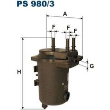 Filtron Yakıt Fıltresı Megane Iı Scenıc Iı 1.5dcı Fıltron Ps 980/3 Oem