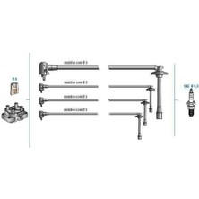 Doduco Bujı Kablosu Toyota Corolla 1.6 AE101 Carına Celıca AT190 93-98 Doduco 7892 Oem