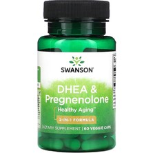 Swanson, Dhea (25 mg) & Pregnenolone (100 mg), 60 Veggie Caps