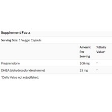 Swanson, Dhea (25 mg) & Pregnenolone (100 mg), 60 Veggie Caps