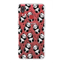 PrintiFy Samsung Galaxy A10S Uyumlu Kapak Sevimli Karakterler Tasarımlı Şeffaf Silikon Kılıf