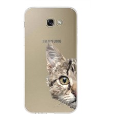PrintiFy Samsung Galaxy A7 2017 Uyumlu Kapak Sevimli Karakterler Tasarımlı Şeffaf Silikon Kılıf