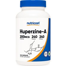 Nutricost Huperzine A  200 mcg 240 Kapsul Ekonomik Boy