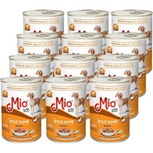 Mio Av Etli Köpek Maması - Mio Konserve Et Parçacıklı Yaş Mama 415 gr *** 12 Adet ***