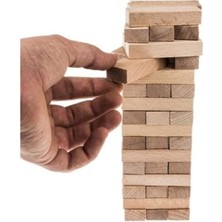 Konttes Jenga Ahşap Denge Oyunu 54 Parça Lüx Kaliteli