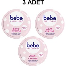 Bebe Zartpflege 3 Adet Zart-Creme Bebek ve Yenidoğan Cilt Bakım Kremi 150 ml