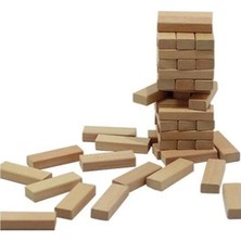 Konttes Jenga Ahşap Denge Oyunu 54 Parça Lüx Kaliteli