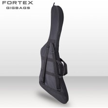 Fortex 300 Serisi Explorer - RR - Randy Rhoads Kasa Elektro Gitar Kılıfı Siyah