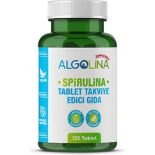 Algolina Spirulina 120 Tablet 525 Mg  (3 Adet) PROTEİN KAYNAĞI - TAKVİYE EDİCİ GIDA