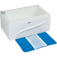 Avon Mini Dikdörtgen Küvet 110x70, H43 (Gövde + Metal Ayak + Ön-yan Panel)