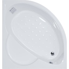 Lorain Oturmalı Mini Oval Küvet 120 X 120, H43 (Gövde + Metal Ayak + Ön Panel)