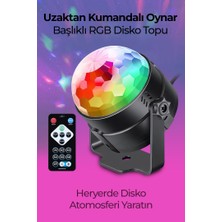 DEMPOWER Oynar Başlıklı Kumandalı Rgb Disko Topu