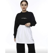 Mirach Luvmabelly MYRA9040 Siyah Beli Ayarlanabilir Hamile Etek %95 Pamuk Yumuşak Kumaş ile Rahat Kullanım
