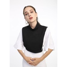 Mirach Kadın Siyah Dik Yaka Penye Body