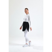 Mirach Yanları Açık Gömlek Etek - Siyah