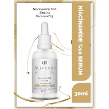 Jeuvenile Sebum Dengeleyici Leke Karşıtı Niacinamide %10 Cilt Bakım Serumu 30 ml - Niacinamide 10% Face Serum 30 ml