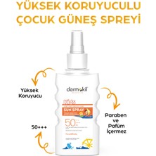 Dermokil 50+++Spf Yüksek Koruyucu Çocuk Güneş Spreyi 200 ml