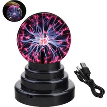 Piraye Gift Tesla Sihirli Plazma Işıklı Küre Küçük Boy
