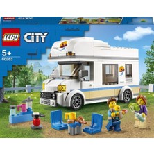 LEGO® City Tatilci Karavanı 60283 - 5 Yaş ve Üzeri Çocuklar için Yaratıcı Oyuncak Yapım Seti (190 Parça)