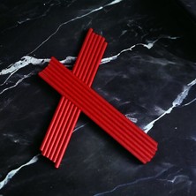 KRM Ambalaj 8 x 240 cm Kırmızı Sargılı Kağıt Pipet 25 Adet