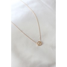 Style Of Carmen Gold Renk Minimal Kalp Figür Kadın Kolye