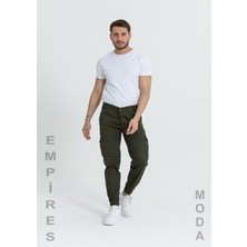 EMPİRES MODA HAKİ LASTİK PAÇA ERKEK KARGO PANTOLON...