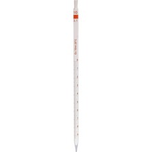 Zürih Ticaret Serolojik Pipet 10 ml 100% Borosilikat  (Dayanıklı) Cam - 5 Adetlik Set - Taksimat:0.1ml