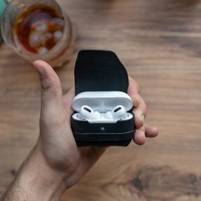 Minimal X Design Minimal x Apple Airpods Pro 1 Uyumlu Hakiki Deri Kılıf - Gerçek Deri ve El Yapımı - Minimalist Tasarım