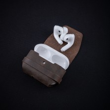 Minimal X Design Minimal x Apple Airpods Pro 1 Uyumlu Hakiki Deri Kılıf - Gerçek Deri ve El Yapımı - Minimalist Tasarım