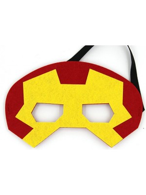 Schulzz Ironman Lastikli Keçe Çocuk Maske