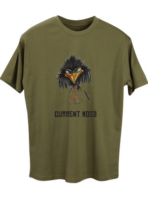 Aten Wear Oversize Bisiklet Yaka Basic Kısa Kollu Tişört