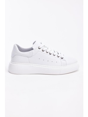 Derinet Hakiki Deri Kadın Sneaker