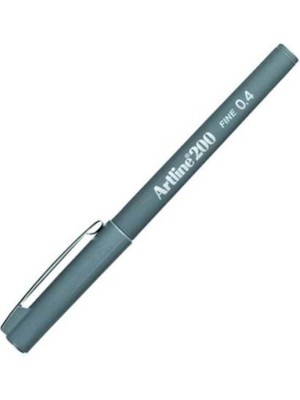 Artline Fine Keçe Uçlu Yazı Kalemi 0.4 mm Gri