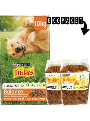 Purina Friskies Active Etli Köpek Maması 2kg Ekopaket