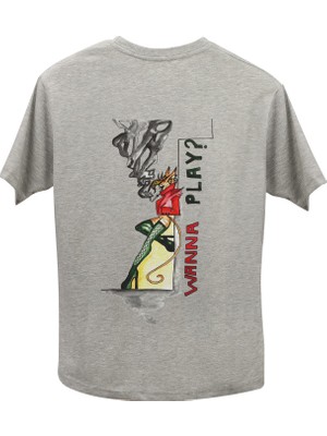 Aten Wear Oversize Bisiklet Yaka Basic Kısa Kollu Tişört