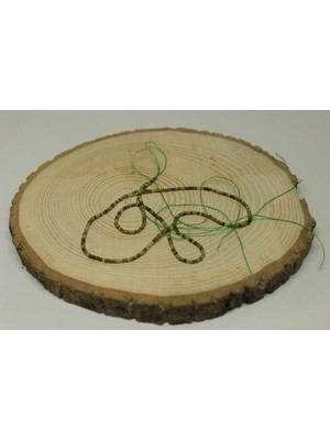 Yaşam Tohumu Yeşil Lal (Granat) (Garnet) Taşı Rondela Yarım Dizi 2mm (17CM Uzunluğundadır)