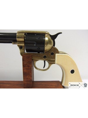 Denix Koleksiyon Grubu-Cal.45 Peacemaker Revolver 12", Usa 1873-JDNX5303-ORIJINALDEN Ilham Alan Tasarım