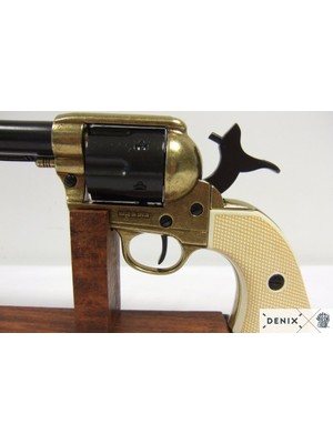 Denix Koleksiyon Grubu-Cal.45 Peacemaker Revolver 12", Usa 1873-JDNX5303-ORIJINALDEN Ilham Alan Tasarım