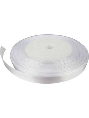 Depposite Saten Kurdele Ince 6 mm - 240 Metre Beyaz