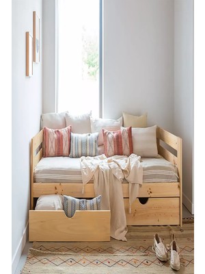 Loolpi Home Çekmeceli Sedir Koltuk ve Karyola