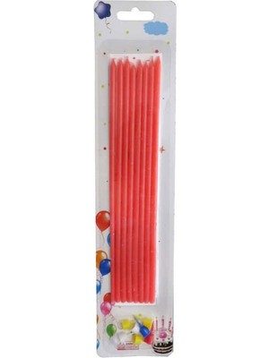 Depposite Doğum Günü Pasta Mumu Pastel 20 cm - 8'li Mavi