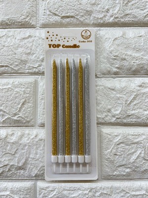 Depposite 6li Simli Pasta Mumu Gold-Gümüş 17 cm