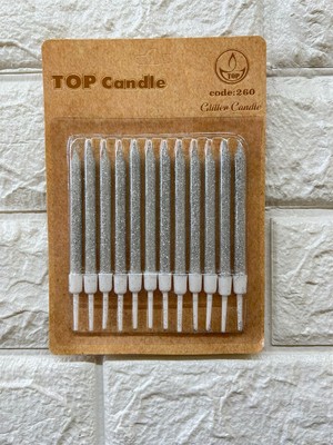 Depposite 2li Simli Pasta Mumu Gümüş 10 cm