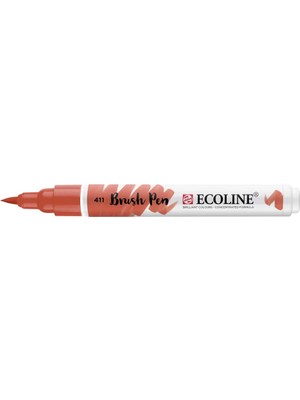 Talens Ecoline Brush Pen Fırça Uçlu Kalem 411 Burnt Sienna