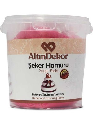 AltınDekor Altın Usta Şeker Hamuru Neon Pembe 1 kg