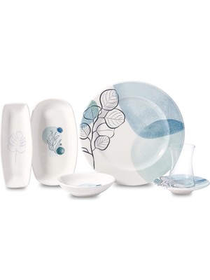 Korkmaz Natura Collection 26 Parça Kahvaltı Takımı