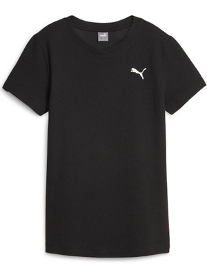 Kadınlar için Puma Her Structured Tee T-Shirt Renkli Günlük Kullanım ve Rahat Kesim
