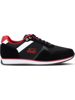 Slazenger OLIVIERA I Erkek Sneaker Koşu & Yürüyüş Ayakkabısı Siyah / Kırmızı